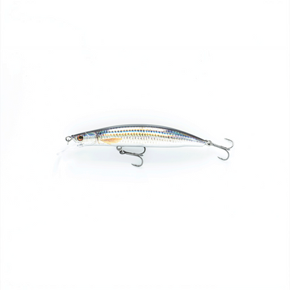 Fish-ing.net KG NACHTRÄUBER Wobbler in Silber mit Long-Cast-System für Zander, 135mm, langsam sinkend