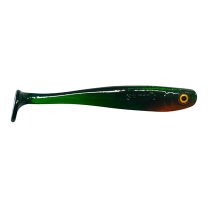 Shrady 12cm in Smaragd Fire – Gummifisch mit Schraubsystem von fish-ing