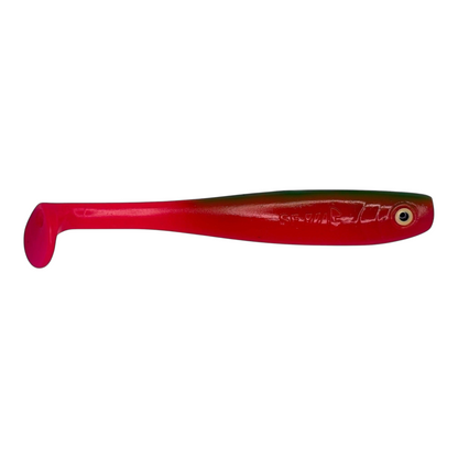 Shrady 14cm in Grinch Pink – Gummifisch mit Schraubsystem von fish-ing