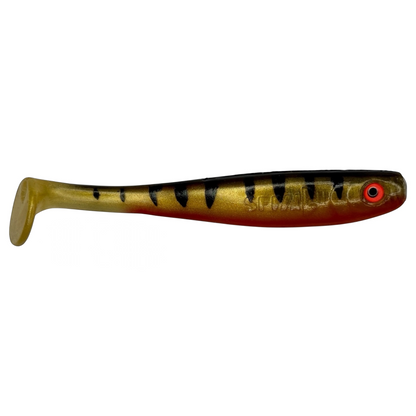 Shrady 10cm in Golden Tiger – Gummifisch mit Schraubsystem von fish-ing