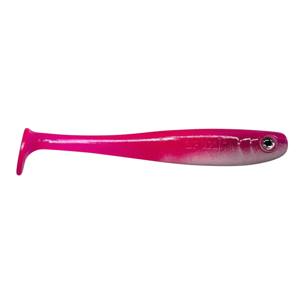 Shrady 12cm in Cherry White – Gummifisch mit Schraubsystem von fish-ing