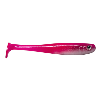 Shrady 12cm in Cherry White – Gummifisch mit Schraubsystem von fish-ing