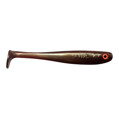 Shrady 12cm in Shiny Bronze – Gummifisch mit Schraubsystem von fish-ing