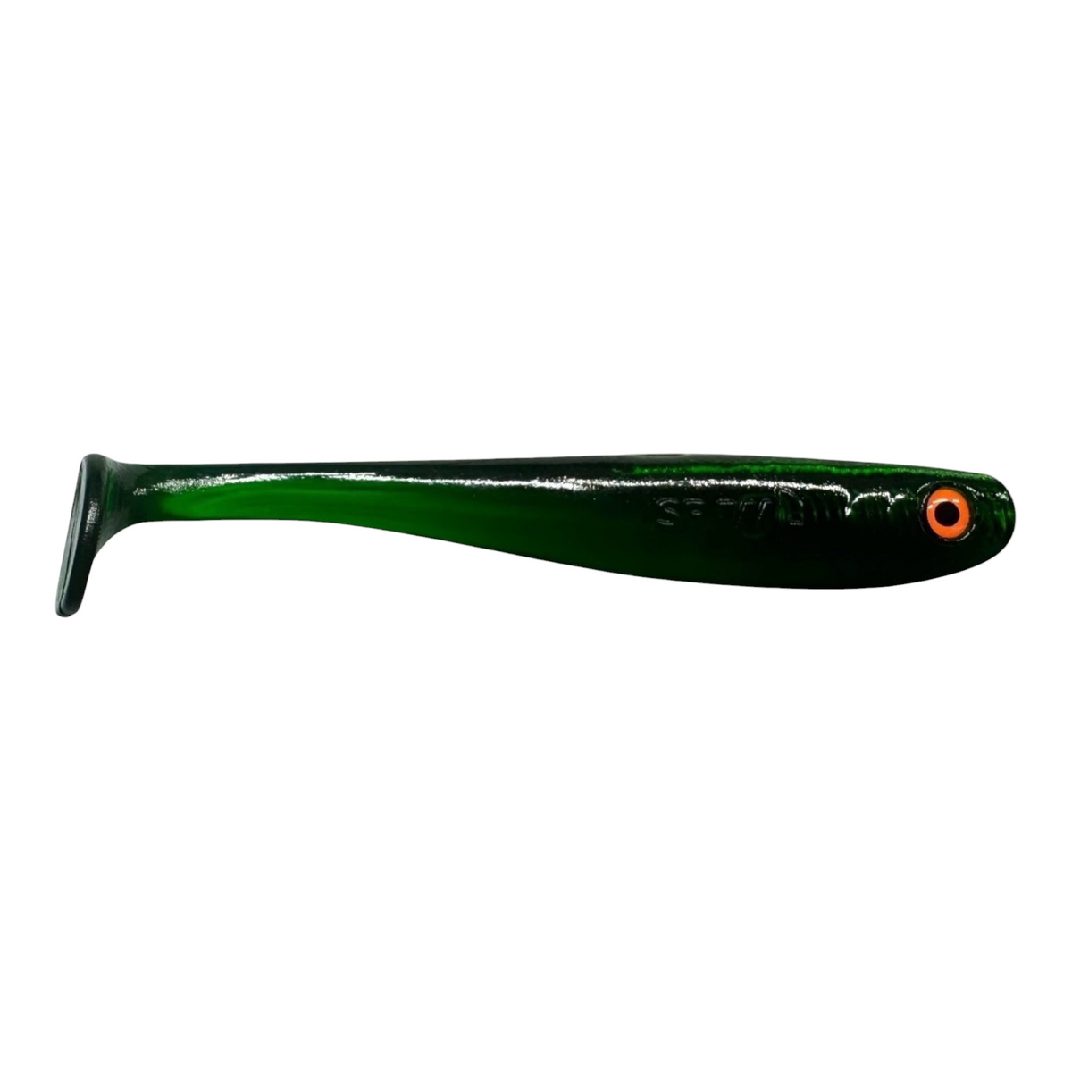 Shrady 12cm in Smaragd – Gummifisch mit Schraubsystem von fish-ing