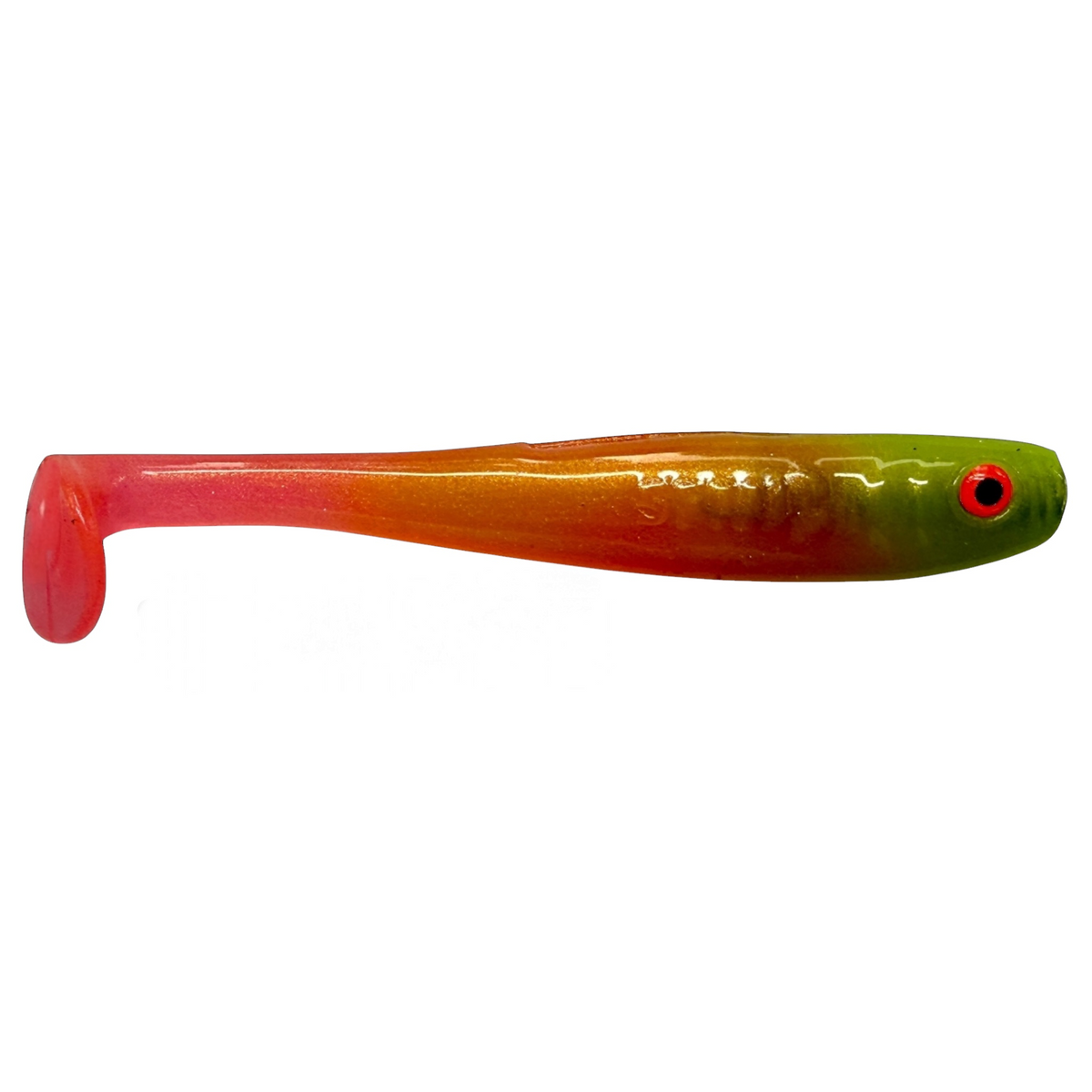Shrady 10cm in Signal Rainbow – Gummifisch mit Schraubsystem von fish-ing